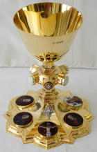 Solid Sterling silver Gothic Chalice